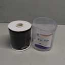 Tewadoo Bias Tape Double Fold 1/4 Inch - Black 55 Yards Polyester Binding Tape for Sewing, Quilt Binding, Hemming, Seaming and Fabric Piping