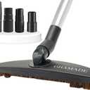 Replacement Vacuum Brush Head With 32MM Connection & 1-3/8-Inch to 1-1/4-Inch Adapter | Works on Low Carpet & All Floors | Horse Hair Hardwood Vacuum Attachment