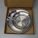 Stainless Steel Fruit Stand, Cake Stand, 3 Shelves, 20 cm, 23 cm, 26 cm, Perfect as a Fruit Bowl for Fruit Storage, Muffins and Cupcakes