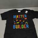 Master Builder Tshirt, Kids Building Blocks Shirt, Toddler Boy T Shirt, Builder Ornament Shirts, Building Brick Shirts, Block Birthday Shirt, XS