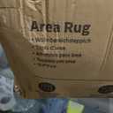 Amada 8x10 Area Rugs for Living Room, Washable Area Rug, Blue