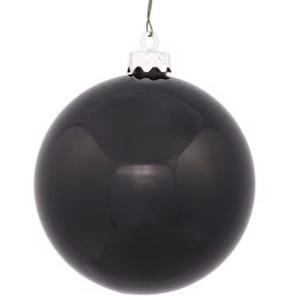 19PCS Shatterproof Black Christmas Tree Ball Ornaments for Holiday Decor