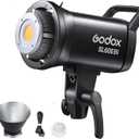Godox SL60IIBi Bi-Color LED Video Light, 75W 2800K-6500K 25100Lux@1M CRI 96+ TLCI97+ Bowens Mount Photography Continuous Light, 11 FX Effects Studio LED Light with APP Control&RC-A6 Remote