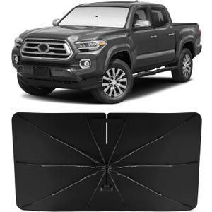 INSAUTO Custom Fit Windshield Sun Shade Umbrella for Toyota Tacoma 2016-2025, Easy Fold & Store, Comes with Bag, UV & Heat Reflective, Keeps Your Car Cool