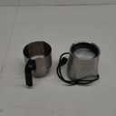 Milk Frother and Steamer, Large Capacity Detachable Electric Milk Frother, Automatic Warm and Cold Foam Maker, Stainless Steel Jug, BPA Free