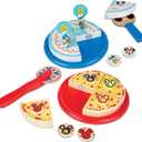 Melissa & Doug Mickey Mouse Wooden Pizza and Birthday Cake Set (32 pcs) - Play Food