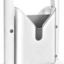 Bagel Slicer,Perfect for Bagels, Safe Grip, Guillotine Cutter, Safety Shield, Stainless Steel (White)