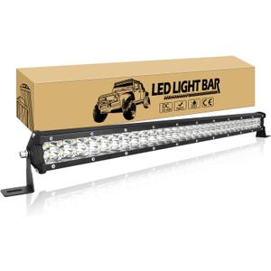 Willpower 24 Inch 180W LED Light Bar 12V 24V Slim Off Road Driving Lights IP67 Waterproof Spot Beam Work Fog Lamps for 4X4 Offroad Truck Car ATV SUV Vehicle Boat Lighting