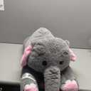 31.5" Large Elephant Stuffed Animal, Giant Grey Elephant Plush Toy Huge Size Fluffy Plushy Jumbo Plushie Birthday Gift for Kids,Toddlers