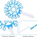 Bubble Wands Set, 28 Pcs Large Bubble Wand with Tray, Great for Kids Summer Outdoor Bubble Party Favors