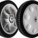 734-04019 Lawn Mower Wheels Replacement Part, Compatible with MTD Troy- Bilt S-Wave Wheel Tire, Replaces 734-04019 734-04127 Walk-Behind Push Lawn Mower, 2 Pack