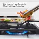 KitchenAid 5-Ply Clad Polished Stainless Steel Frying Pan/Skillet, 10 Inch - Stainless Steel