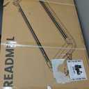 Walking Pad Treadmill with 12% Incline & Dual LED Display, 4 in 1 Walking Pad with Handle Bar, 3.5HP Foldable Under Desk Treadmill, Portable Treadmills for Home 350LBS, 4 Adjustable Incline, RGB Light