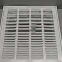16 x 16 Inch Return Air Vent Cover for Wall Ceiling,Steel AC Return Air Filter Grille Fits Duct Opening 16 x 16, HVAC Vent Cover Grill,Holds 1" Air Filter
