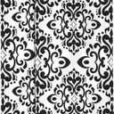 Hand Towels Set of 2 Abstract Black and White Floral Towels for Bathroom Soft Absorbent Decorative Hand Bath Towels Dish Towels for Kitchen Sports Gym Yoga Home Decor 14 x 28 in