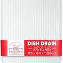 Better Houseware Drain Boards for Kitchen Counter Frosted Dish Drainer Mat Shields Countertops from Water Damage 19.5 x 15.5 x 1.25