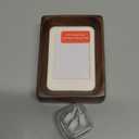 Walnut Wood Picture Frame,Picture 2x3 with Mat or 2.5x3.5 Without Mat,Standing Desk Photo Frame 2.5 by 3.5,Plexiglass,Tabletop or Wall Display