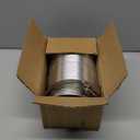 Cenipar Dryer Vent Hose-4 inch Ducting Vent Hose Flexible Aluminum Foil Non-Insulated (4 inch 8 feet) with 2 Clamps (Silver)