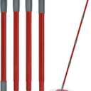 Mop Handle for Ocedar, Mop Handle for O Cedar, Spin Mop Replacement Handle for O Cedar, 4 Section 30" to 58" Mop Handles for Ocedar Spin Mop & H2pro Flat Mop, Mop Stick Mop Pole Handle for Ocedar Mop