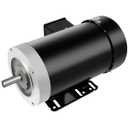 Electric Motor 2HP, Air Compressor Motor, 1750RPM General Purpose Three Phase 56C Motor TEFC 230/460V 5/8" Shaft Diameter 4 Pole 60HZ