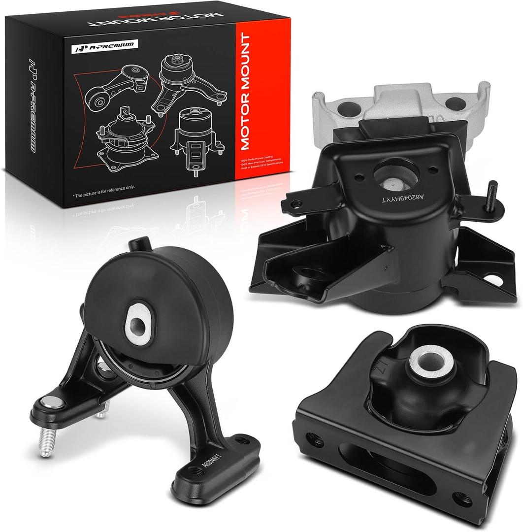 A-Premium Set of 3 Engine Motor Mount Kit Compatible with Toyota