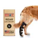 Standard Rear Splint for Dogs with Injuries, Arthritis, Fractures or Sprains, Durable & Lightweight Rear Splints for Rehability Treatment & Post-Surgery Protection for Pets - L