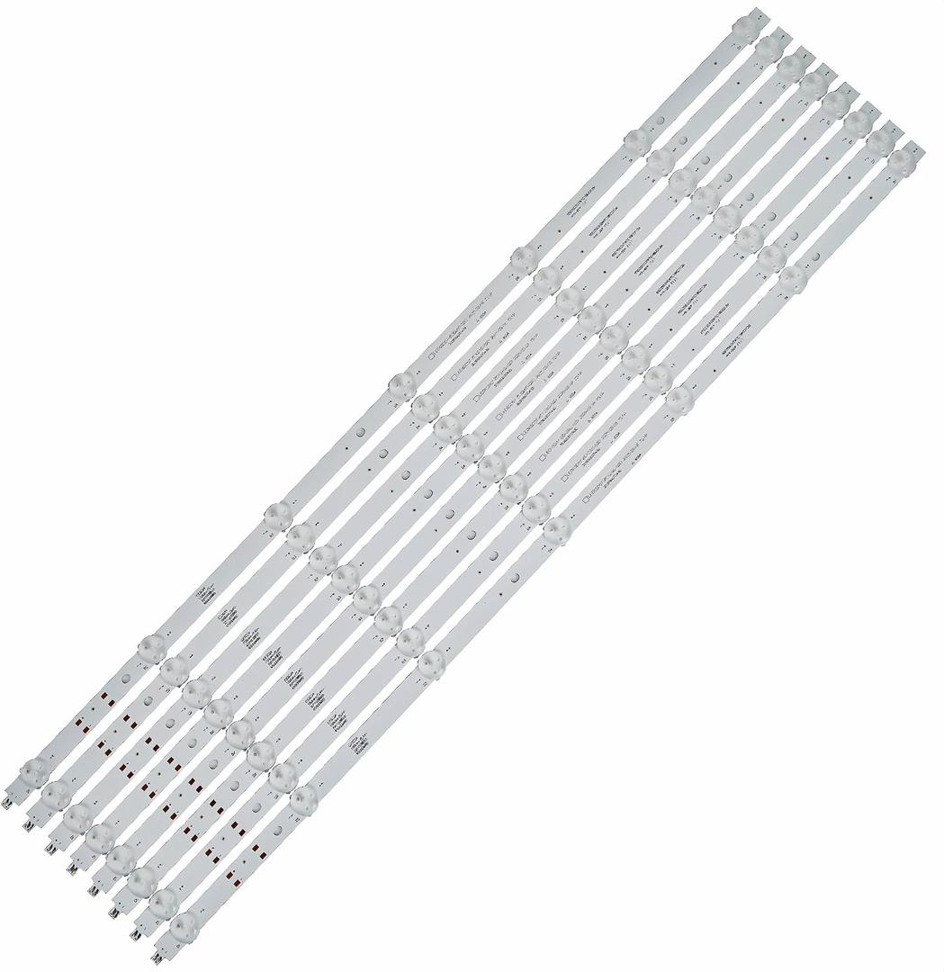 LED Backlight Strips for ONN 100012587 LED65D07-ZC62AG-02D 30365007043 LU65C61 | 8 Pieces ONN 100012587-CA 65R3 M22227-MT M22083-MT 65FN2EA 65FN4KA LU65D31(PRO) LS65Z51Z