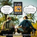 Funny Golf Towels- Golf Themed Gag Gifts for Men Who Have Everything, Golf Towels for Golf Bags with Clip for Men, Funny, Unique Accessories (Best) (Multicolor-3)