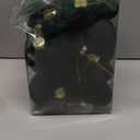 Velvet Christmas Ornaments Set 38Pcs Flocked Shatterproof Christmas Ornaments for Christmas Tree Decorations Xmas Decorative Hanging Christmas Ball Ornaments for Holiday Home Decor (Green)