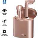 iLive IAEBT209 Truly Wireless Earbuds Bluetooth 5 With Charging Case Rose Gold