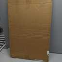 20" x 30" Bulletin Board, Round-Edged Rectangle Cork BoardWooden Frame with Boho Style Rattan Wall Organizer, 5075Teng