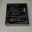 BESTBOMG Hair Clippers for Men, Professional Hair Clippers, Beard Trimmer& Rechargeable Shaver Set, Metal T-Blade, LED Display, Barber Hair Cutting Kit for Men Grooming & Gifts, BS-808A (Black)