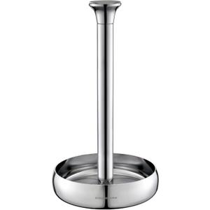 simpletome Paper Towel Holder Countertop Keep It Rolled Up Weighted Base (Chrome)
