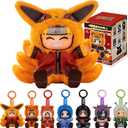 MINISO Naruto Shippuden  Cute Beasts Sitting Party Series Figure Blind Box, Collectible Ornament, Cartoon Theme, Multicolor