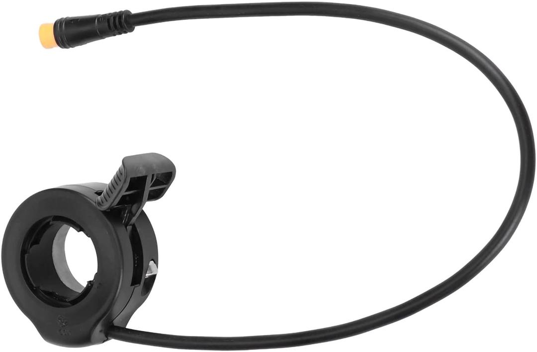 Thumb Throttle Ebike, Electric Bike Thumb Throttle, Waterproof Speed Control Finger Throttle Accelerator, with Male Connector, for Electric Scooters