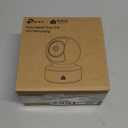 Kasa 1080p Indoor Pan/Tilt Wired Security Camera - Works as a Baby & Pet Monitor, Motion Detection & Tracking, 2-Way Audio, Night Vision, Subscription-Free Local Storage or Optional Cloud, EC70 (White)