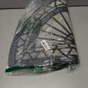 CHICHIC Welcome Door Mat 18 x 30 Inch Front Doormat Outdoors for Home Entrance Outdoors Mat for Outside Entry Way Doormat Entry Rugs, Heavy Duty Non Slip Rubber Back Low Profile, Blue Green