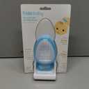 Frida Baby The 3-Step Cradle Cap System, DermaFrida The FlakeFixer, Sponge, Brush, Comb and Storage Stand for Babies with Cradle Cap, White-Blue