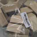 12 Pcs 4.13 Inch Honeycomb Cupcake Stand Cake Farmhouse Hexagon Display Holder Hexagonal Wood Cupcake Stand Floating Table Sign with Wooden Bee for Wedding Baby Shower Birthday Party Table Decorations (Original)