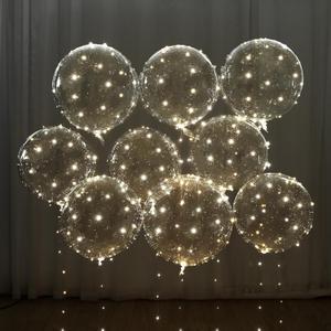 Light Up LED Balloons 12 Pack  22" Clear Bobo Balloons with 10ft Warm White LED String Lights, 3 Light Modes, Batteries Included  Perfect for Parties, Weddings, Christmas & Outdoor Decorations