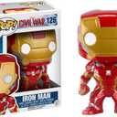 Funko POP Marvel: Captain America 3: Civil War Action Figure - Iron Man, Multi-Colored, Standard (7224)