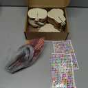 Weysat 30 Sets Fall Crafts Pumpkin Wind Chime Making Kit Wooden Arts and Crafts Ornaments DIY to Paint Autumn Craft for Kids Classroom Activity Fall Projects Autumn Thanksgiving Decorations