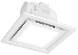 Bathroom Exhaust Fan with LED Light Ceiling Mount Ventilation Fan 118 CFM 1.0 Sones 8Inch Duct Quiet Bathroom Vent Fan with Light Combo 5000K for Home Bath Hotel-Squares