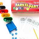 Farkel Classic Dice Game Set | Official Licensed  Complete Family Dice Game & Travel Games Edition with 36 Dice, 6 Cups, Score Sheets, and Storage Tin  Fun Dice Games for Adults & Kids Ages 8+