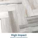 Yipscazo 10 Sheets Wood Grain Herringbone Peel and Stick Backsplash for Kitchen Walls,Heat Resistant Stick on Backsplash PVC Tiles,Waterproof Peel and Stick Tile for Bathroom&Shower