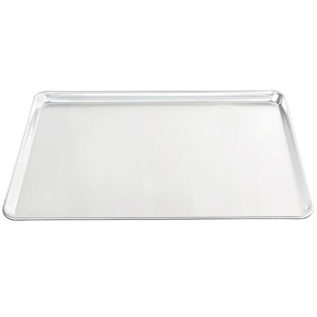 Chef Approved 26" Wide Aluminum Sheet Pan | Full Size Heavy Weight Baking Bun for Restaurant | Closed Bead, 26"W x 18"D x 1.13"H, 16-Gauge (Commercial Oven Use Only, Does Not Fit Residential Oven)