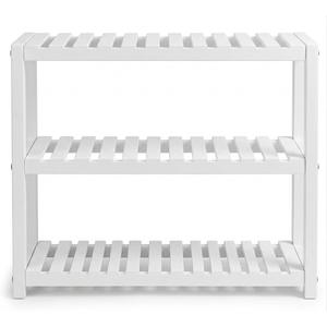 Bathroom Shelf Size: 22×6×21in, White, 3-tier shelf