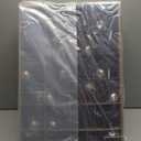 48 Pcs Velvet Christmas Balls Bulk 3.15 Inch Flocked Ball Ornaments Xmas Plastic Decorative Hanging Ornaments for Holiday Party Christmas Tree Decorations (Beige,Brown)