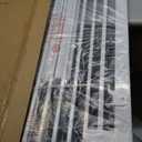 55.11" Extra Tall Cat Gate 29.5-40.6 Wide Pat Gate with Small Cat Door Safety Pet Gate NO Drilling Pressure Mount Kit for Cats and Dogs Indoor Doorways living Room Bedroom (White)