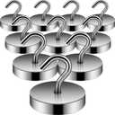 Neosmuk Magnetic Hooks, Cruise Ship Essentials, 100lb+ Heavy Duty Magnetic Hooks for Cruise Cabins, Refrigerator, Grill, Hanging, and Travel | Extra Strong Must-Haves Magnet Hook